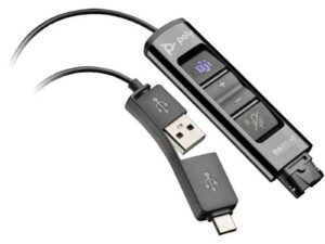 Poly DA85-M USB na QD Adapter - združljiv s katerimi koli slušalkami Poly s Quick Disconnect Poly DA85-M USB na QD Adapter - združljiv s katerimi koli slušalkami Poly s Quick Disconnect