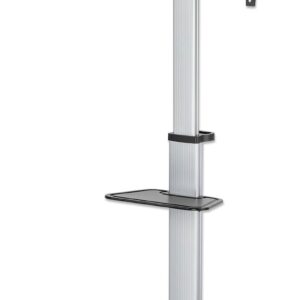 Multimedijski voziček 37''-86'' MANHATTAN , 50kg, naklon +5° do -10°, sive barve