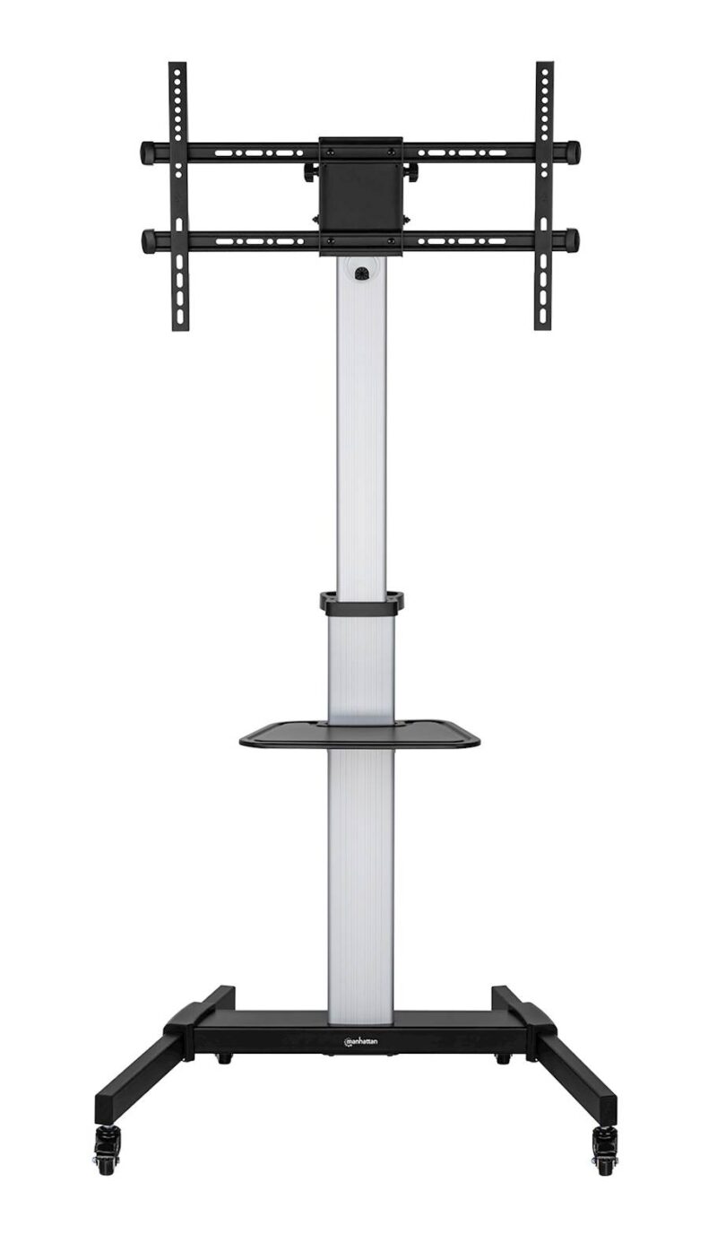 Multimedijski voziček 37''-86'' MANHATTAN , 50kg, naklon +5° do -10°, sive barve