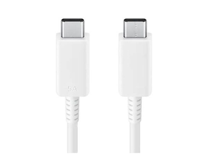 SAMSUNG KABEL HITRI TYPE-C to TYPE-C 5A 1,8M WHITE