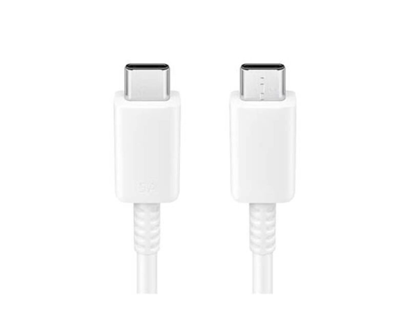 SAMSUNG PODATKOVNI KABEL TYPE- C TO TYPE- C WHITE 5A