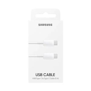 SAMSUNG PODATKOVNI KABEL TYPE- C TO TYPE- C WHITE 5A