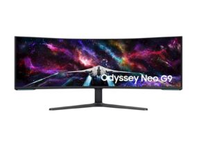 Monitor Samsung 57" G95NC Odyssey Neo G9 ukrivljen, Mini-LED, VA, 7680x2160, 3x HDMI, DP, USB, 240Hz