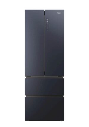Hladilnik HAIER HFW7720ENMB, 190 cm, F, 477 l, French Door, iconic črna