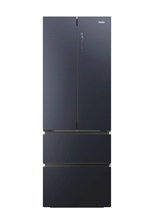 Hladilnik HAIER HFW7720ENMB, 190 cm, F, 477 l, French Door, iconic črna