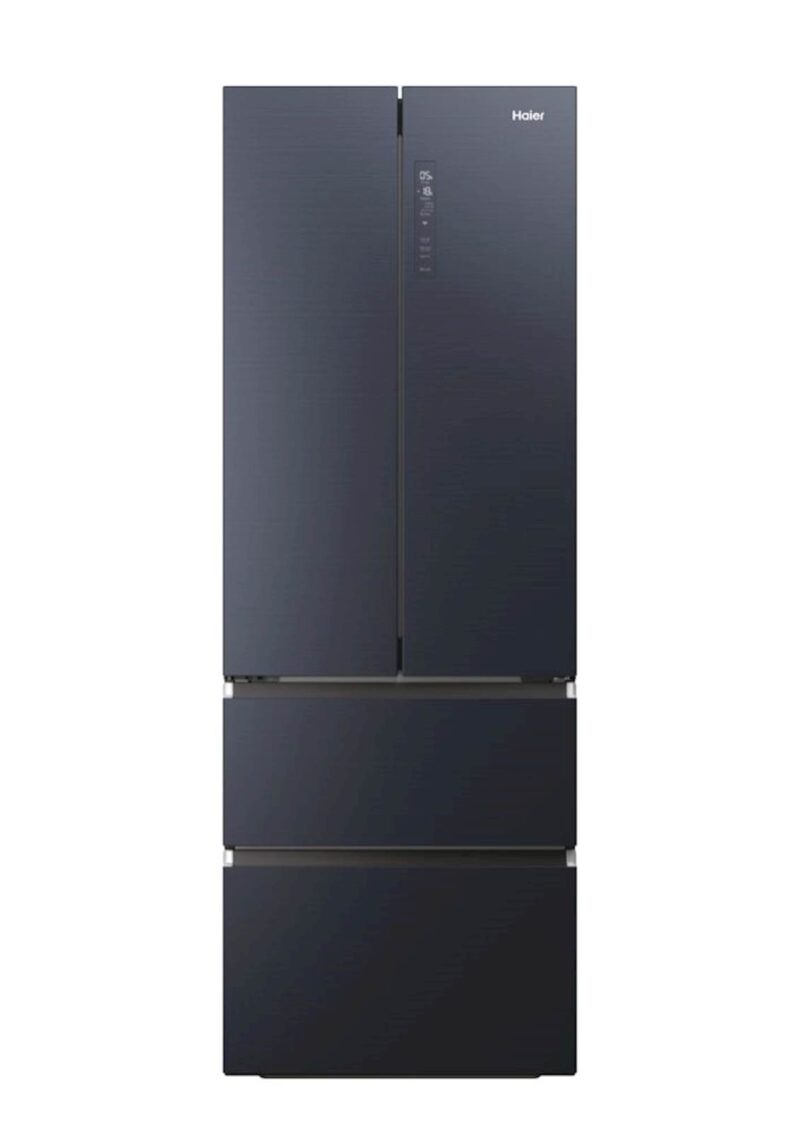 Hladilnik HAIER HFW7720ENMB, 200,6 cm, E, 477 l, French Door, iconic črna