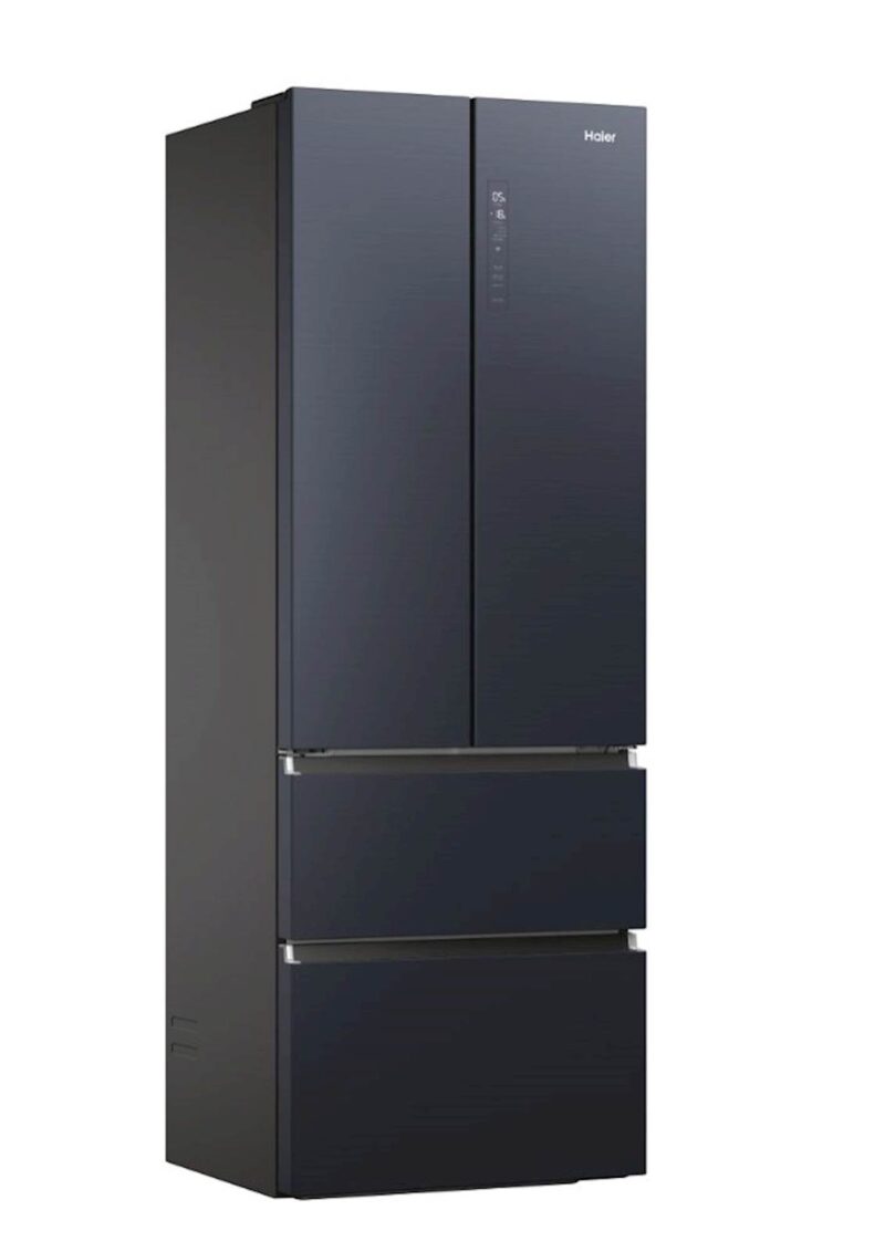 Hladilnik HAIER HFW7720ENMB, 200,6 cm, E, 477 l, French Door, iconic črna