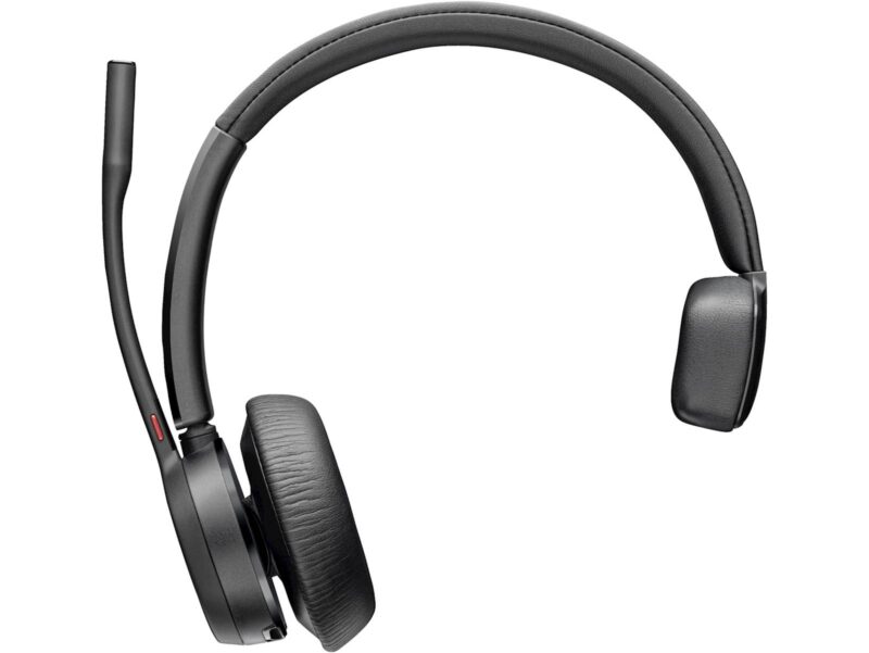 Naglavne slušalke Poly Voyager 4310 USB-A + ključek BT700, stojalo, MS teams, monoavralne