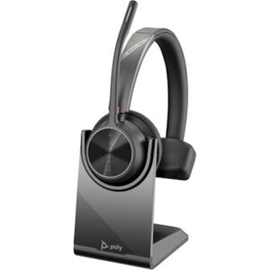 Naglavne slušalke Poly Voyager 4310 USB-A + ključek BT700, stojalo, MS teams, monoavralne