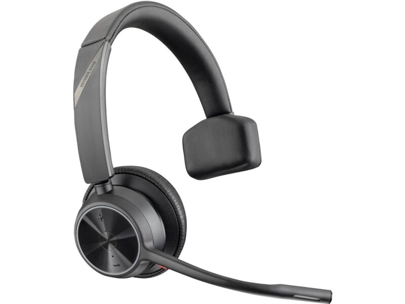 Naglavne slušalke Poly Voyager 4310 USB-A + ključek BT700, stojalo, MS teams, monoavralne