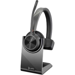 Naglavne slušalke Poly Voyager 4310 USB-A + ključek BT700, stojalo, MS teams, monoavralne