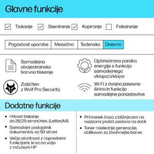 Večfunkcijska barvna Laserska naprava HP Color LaserJet Pro MFP 3302sdw