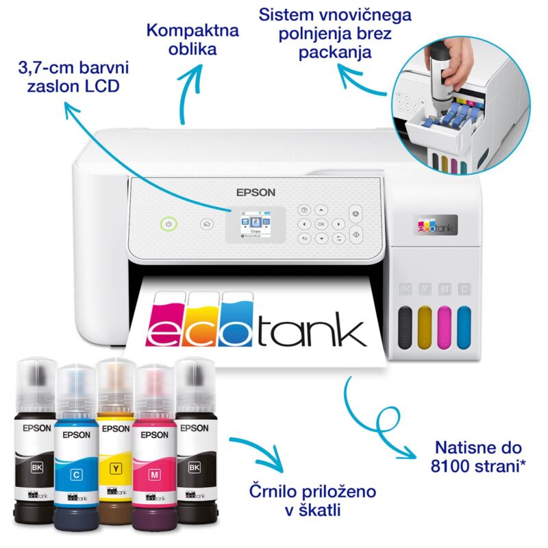 Večfunkcijska brizgalna naprava EPSON EcoTank L3286 Večfunkcijska brizgalna naprava EPSON EcoTank L3286