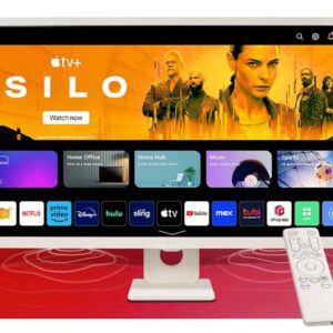 Monitor LG 31,5" 32SR50F-W Smart, IPS, 1920x1080, 2x HDMI, bel, zvočnik