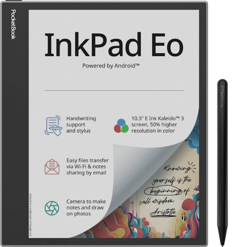 Elektronski bralnik PocketBook InkPad Eo - Android 11, siv