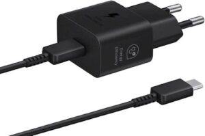 SAMSUNG ADAPTER+KABEL HITRI TYPE-C TO TYPE-C 25W BLACK