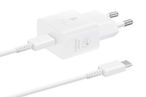 SAMSUNG ADAPTER+KABEL HITRI TYPE-C TO TYPE-C 25W WHITE SAMSUNG ADAPTER+KABEL HITRI TYPE-C TO TYPE-C 25W WHITE