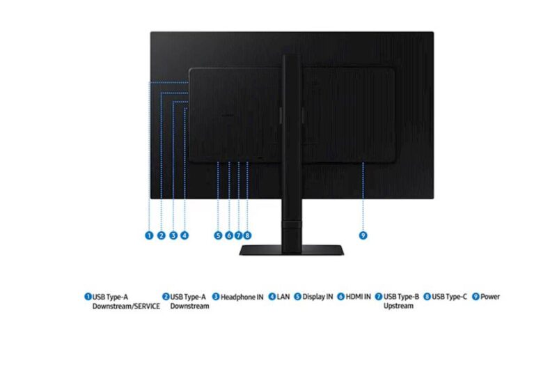 Monitor Samsung 27" S80UD ViewFinity S8, IPS, 3840x2160, HDMI, DP, USB-C