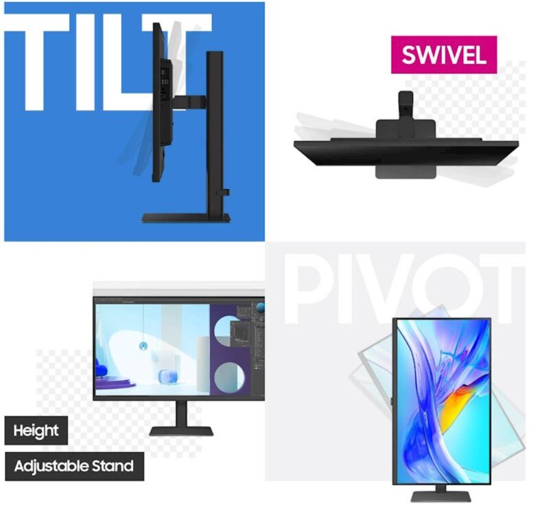 Monitor Samsung 27" S80UD ViewFinity S8, IPS, 3840x2160, HDMI, DP, USB-C