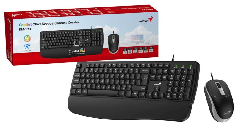Miška Genius DX-120 USB bela, optična, 3 gumbi