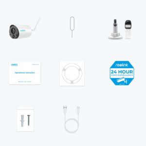 Reolink IP Kamera Argus serija B320 3MP, Zunanja, Baterijska, dvosmerni zvok
