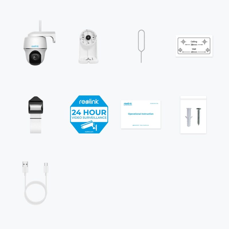 REOLINK IP KAMERA ARGUS SERIJA B430 5MP, Zunanja, Pan&Tilt, Barvni nočni vid