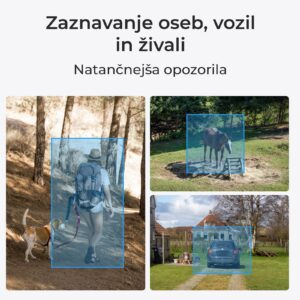 Reolink IP Kamera GO serija G430 5MP, Zunanja, Baterijska, 4G LTE, 355° Pan & 140° Tilt