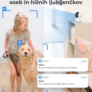 Reolink IP Kamera  E serija E330 Wi-fi, Notranja, 5MP, Auto sledenje,Bela