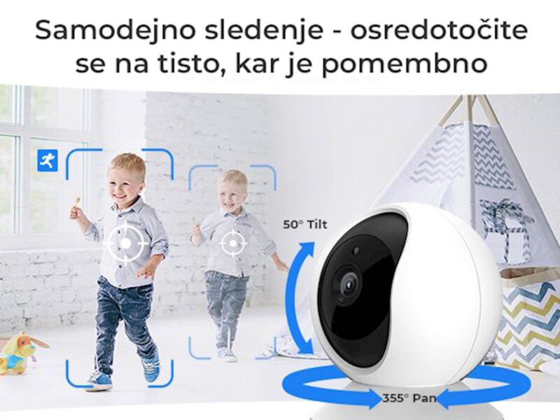 Reolink IP Kamera  E serija E330 Wi-fi, Notranja, 5MP, Auto sledenje,Bela