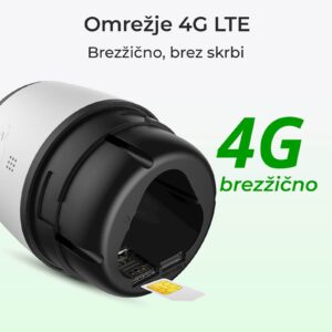 Reolink IP Kamera GO serija G330 4MP, Zunanja, Baterijska, 4G LTE podpora