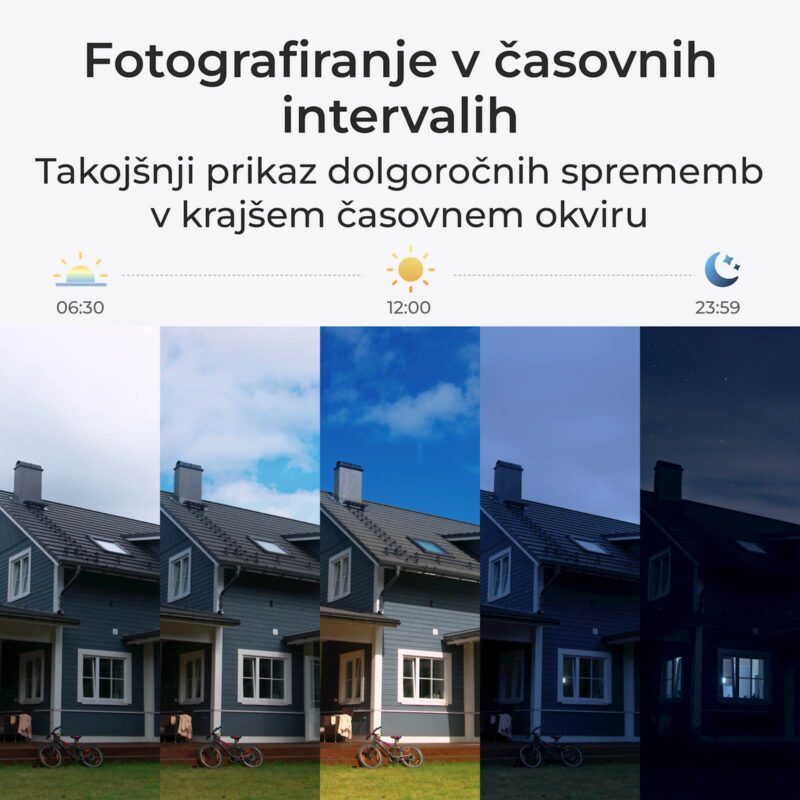 Reolink IP Kamera Argus serija B330 5MP, Zunanja, Baterijska, Barvni nočni vid +Solarni Panel