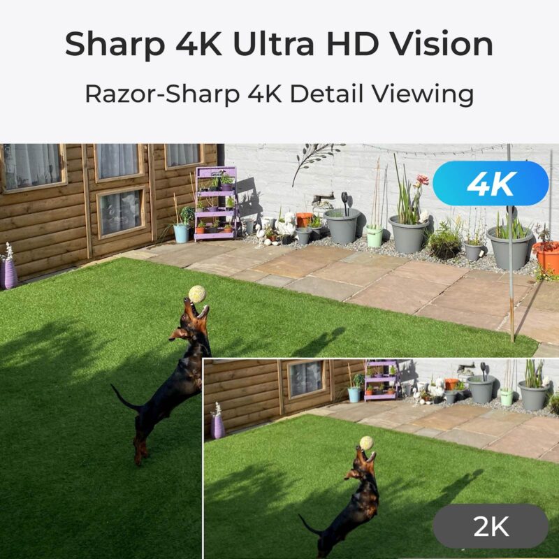 Reolink IP Kamera Argus serija B360 4K, Zunanja, Baterijska, enostavna namestitev