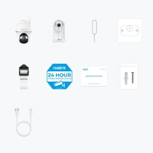 Reolink IP Kamera Argus serija B440 4K, Zunanja, Baterijska, Pan&Tilt, Barvni nočni vid