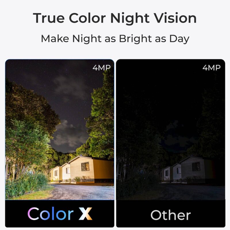 Reolink Ip Kamera ColorX serija P320X 4MP, Zunanja, Barvni nočni vid, POE
