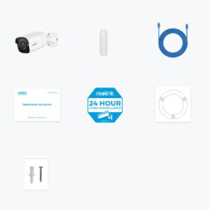 Reolink Ip Kamera ColorX serija P320 5MP, POE, Zunanja, podpora MicroSD do 256Gb