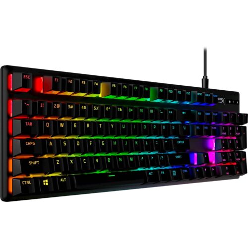 Tipkovnica HyperX Alloy Origins PBT mehanska za igre - HX Red US Tipkovnica HyperX Alloy Origins PBT mehanska za igre - HX Red US