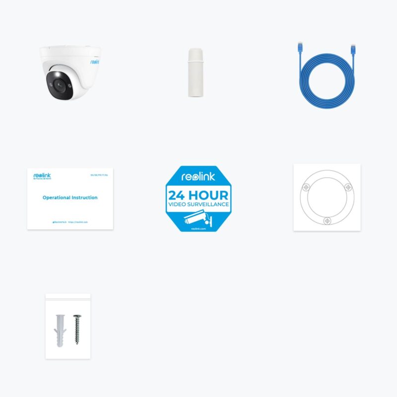 Reolink Ip Kamera serija P334 4K, Zunanja, 8MP, POE