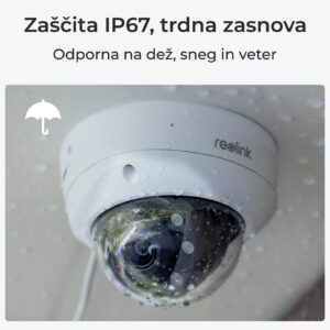 Reolink Ip Kamera serija P437 4K, Zunanja, IK 10 odporna, 5x optični zoom, POE