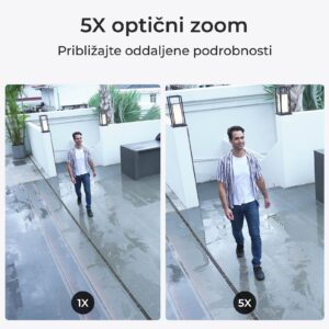 Reolink Ip Kamera serija P437 4K, Zunanja, IK 10 odporna, 5x optični zoom, POE