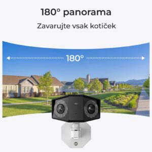 Reolink IP Kamera Duo serija P730 4K, 4MP, Zunanja, dvojna leča  180°, POE