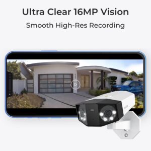 Reolink IP Kamera Duo serija P750 4K, 16MP, 180° panorama, zunanja, POE