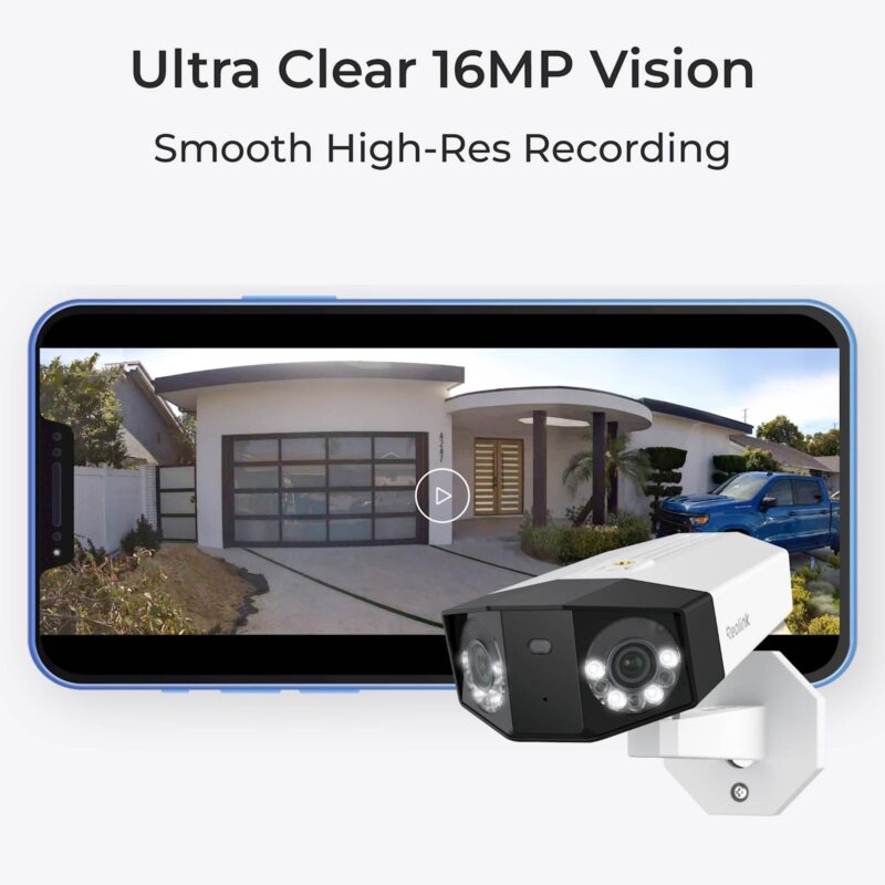 Reolink IP Kamera Duo serija P750 4K, 16MP, 180° panorama, zunanja, POE