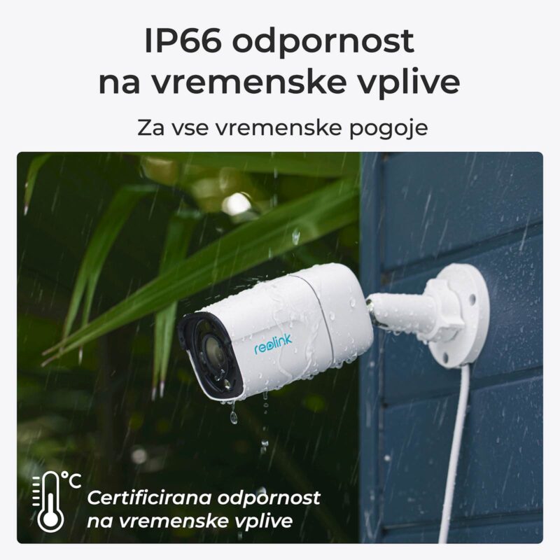 Reolink Ip Kamera serija P340 4K, Zunanja, 12MP, Barvni nočni vid, Bullet POE