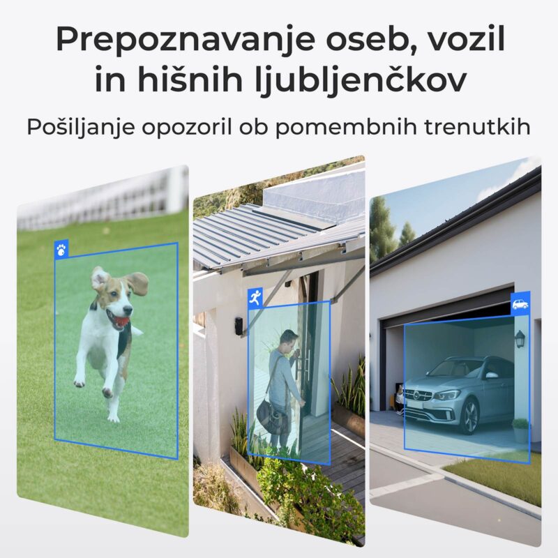 Reolink Ip Kamera serija P340 4K, Zunanja, 12MP, Barvni nočni vid, Bullet POE