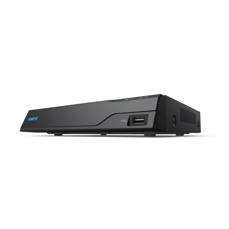 Reolink NVR snemalnik NVS4 16Mp, 4 kanalni POE, 24/7 snemanje, do 6TB HDD, odaljen dostop.