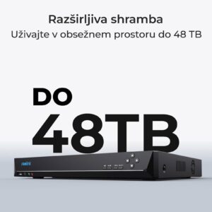 Reolink NVR snemalnik NVS36 16MP, 36 kanalni, dvosmerni zvok, podpora do 48 TB HDD