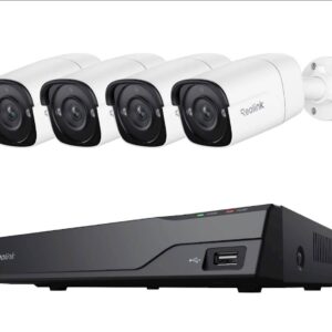 Reolink NVR snemalnik NVS8-5MB4 5MP, 8 kanalni NVR z 2TB HDD, 4x Kamera POE