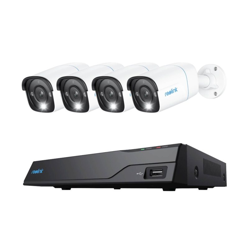 REOLINK NVR SNEMALNIK NVS8-8MB4 4K, 8 kanlalni NVR, 2TB HDD, 4x kamera