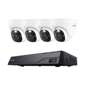 Reolink NVR snemalnik NVS8-8MD4 4K 8 kanalni NVR. 2TB HDD, 4x kamera POE
