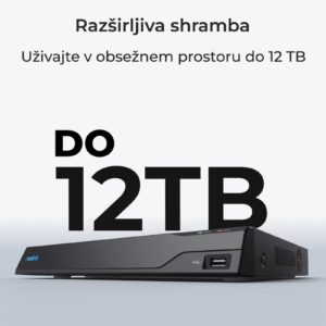 Reolink NVR snemalnik NVS16-8MD8 4K, 8MP, 16 kanalni NVR, 4TB HDD, 8x Kamera POE